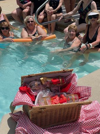 25 Relaxing in the Cool Pool Picnic