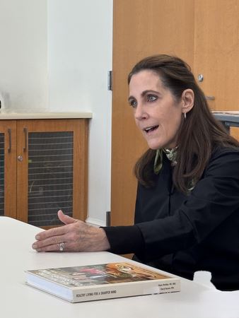 Pharmacist giving presentation on Healthy Living