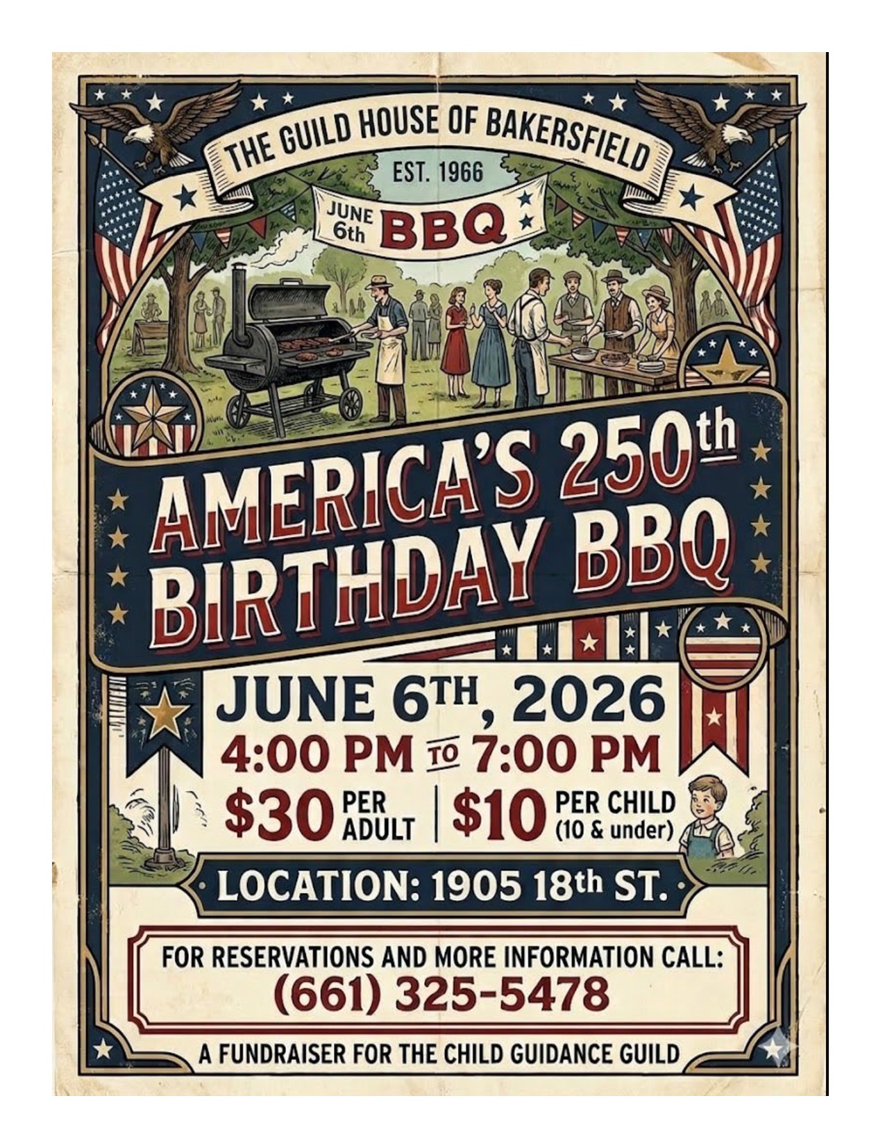 BBQ American Birthday June 6