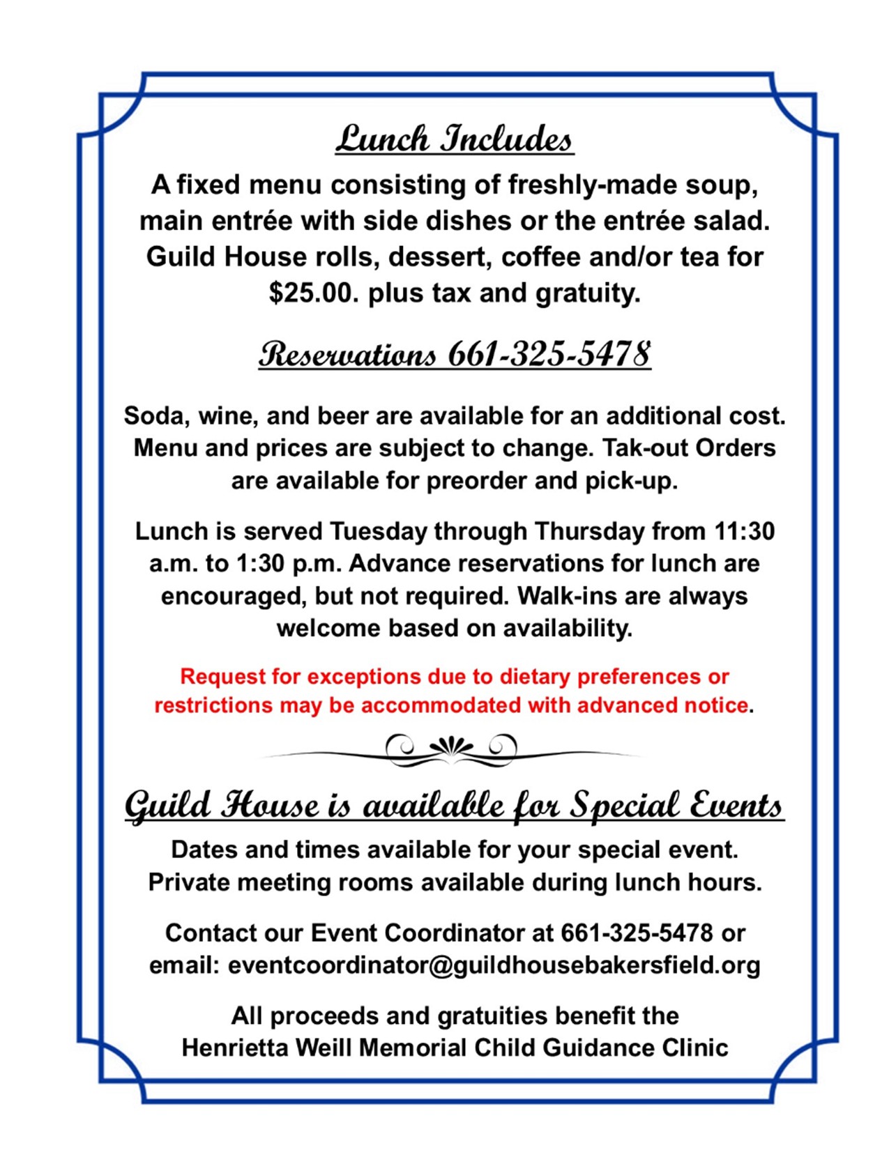 Guild House General Info - Web page 1-12-26