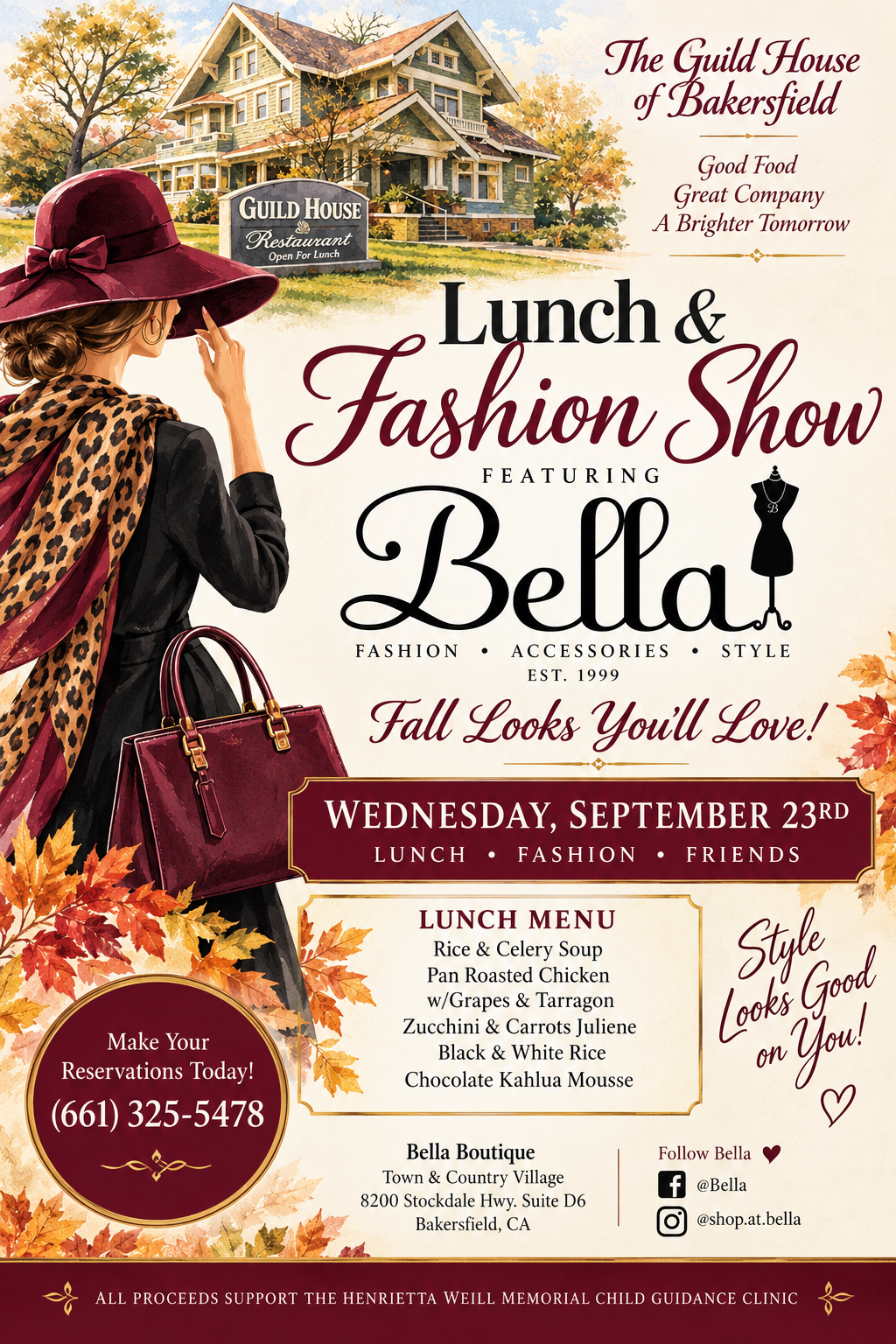 September 24 Lunch Time Fashion Show