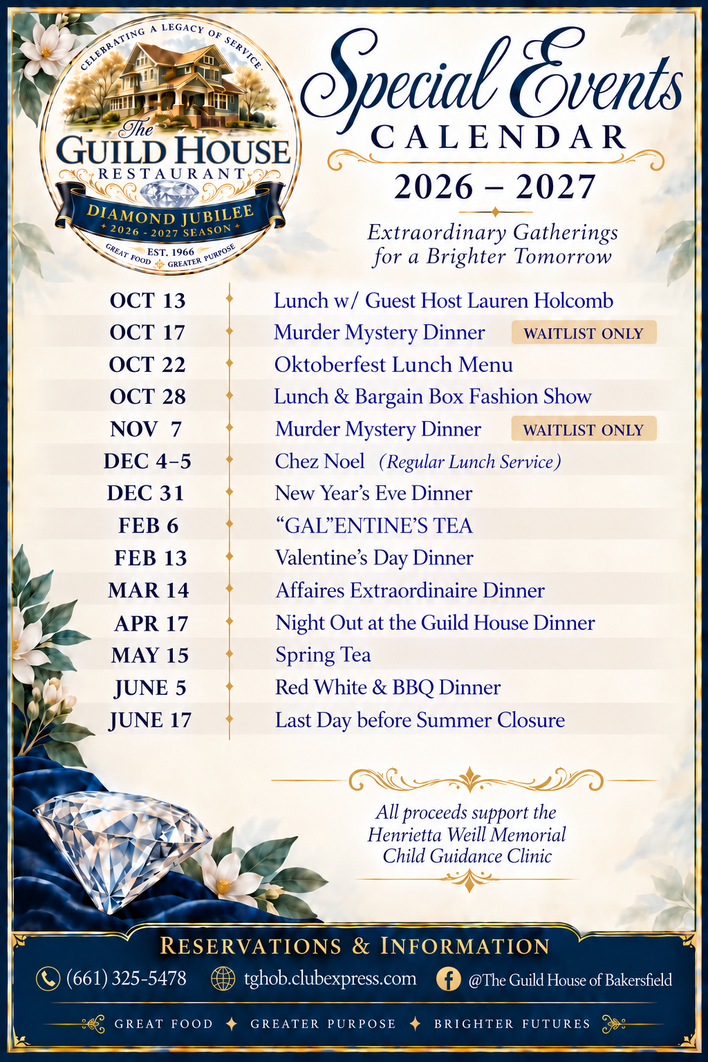 special events OCT 1