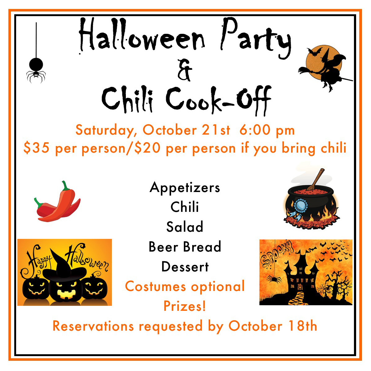 2023 Chili Cookoff and Halloween Party
