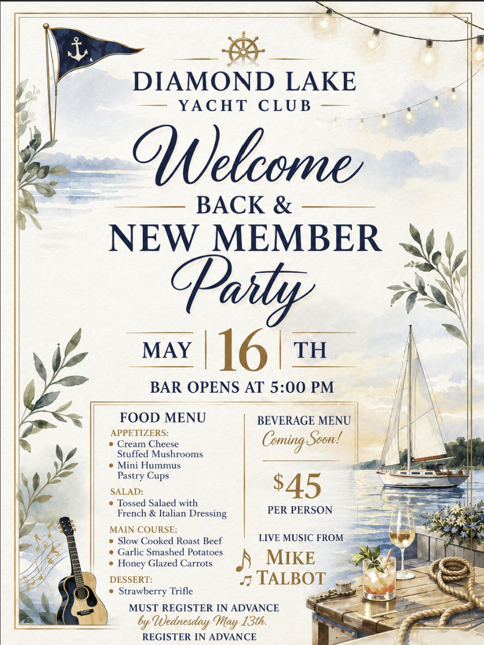 Updated Welcome Back Party Poster