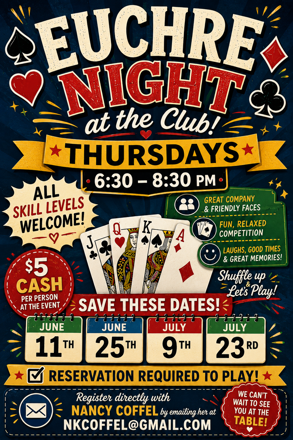 Euchre Updated Poster
