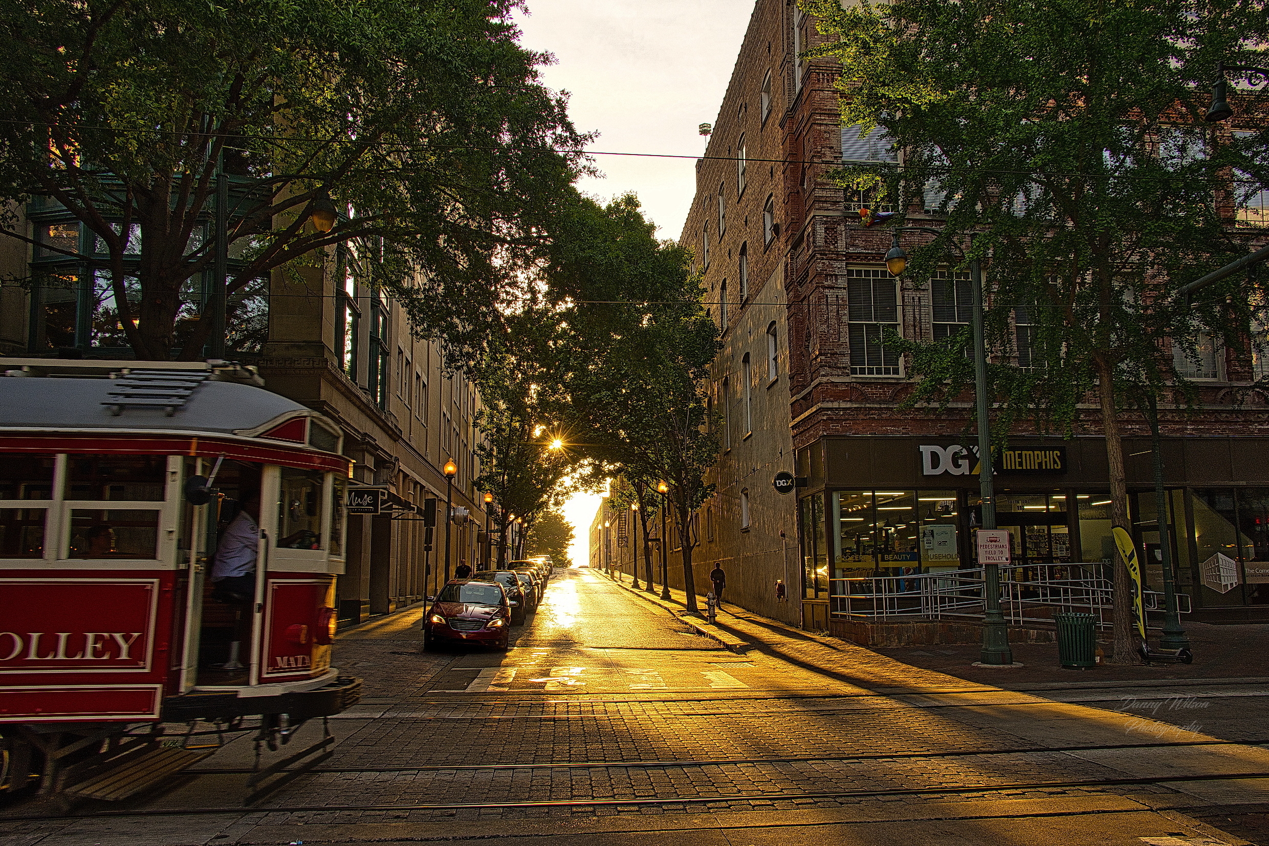 Downtown at Sunset