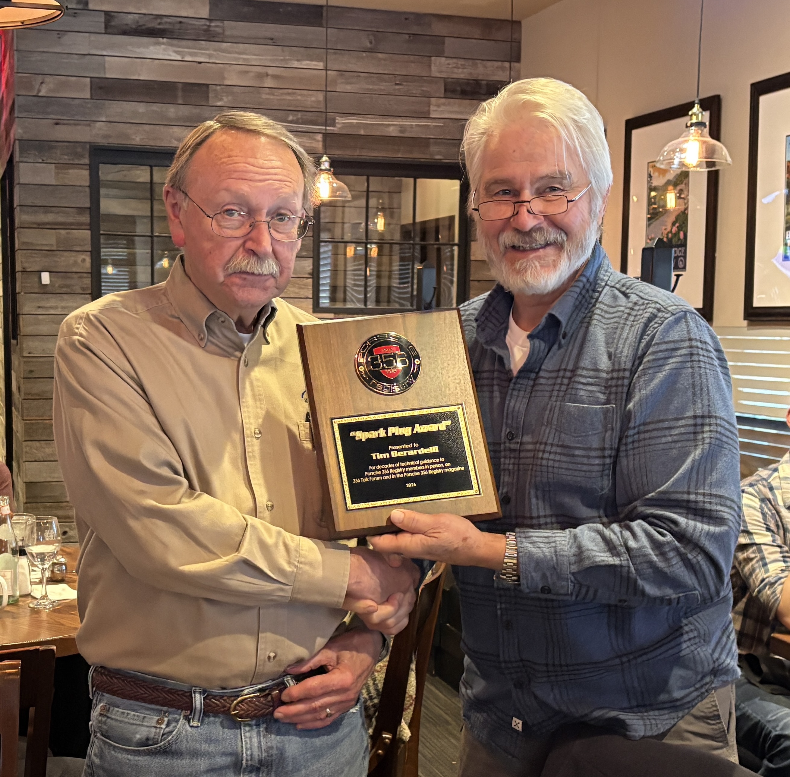 Tim Berardelli Sparkplug Award 2025