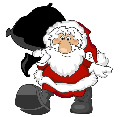 Santa w sack