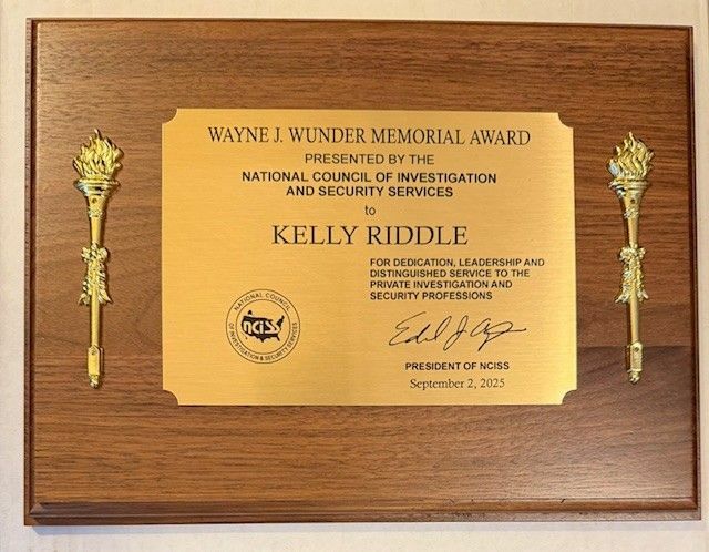 Wunder Award Kelly Riddle