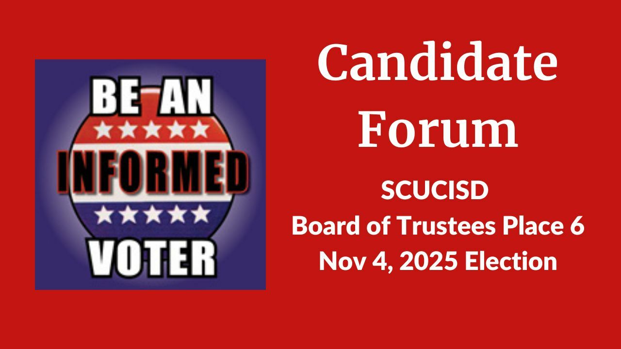 SCUCISD Nov 2025 Forum
