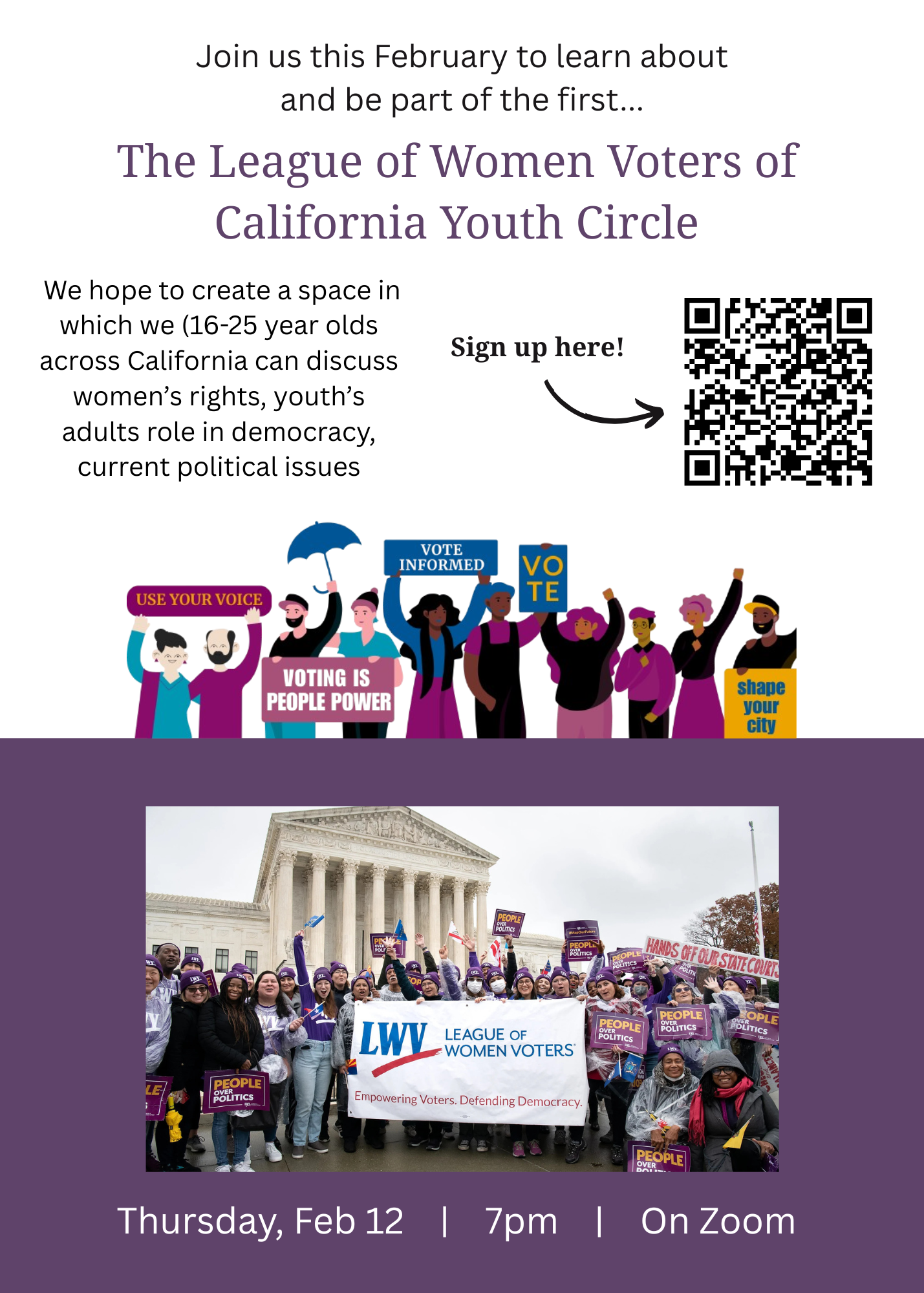 LWV Youth Circle Flyer
