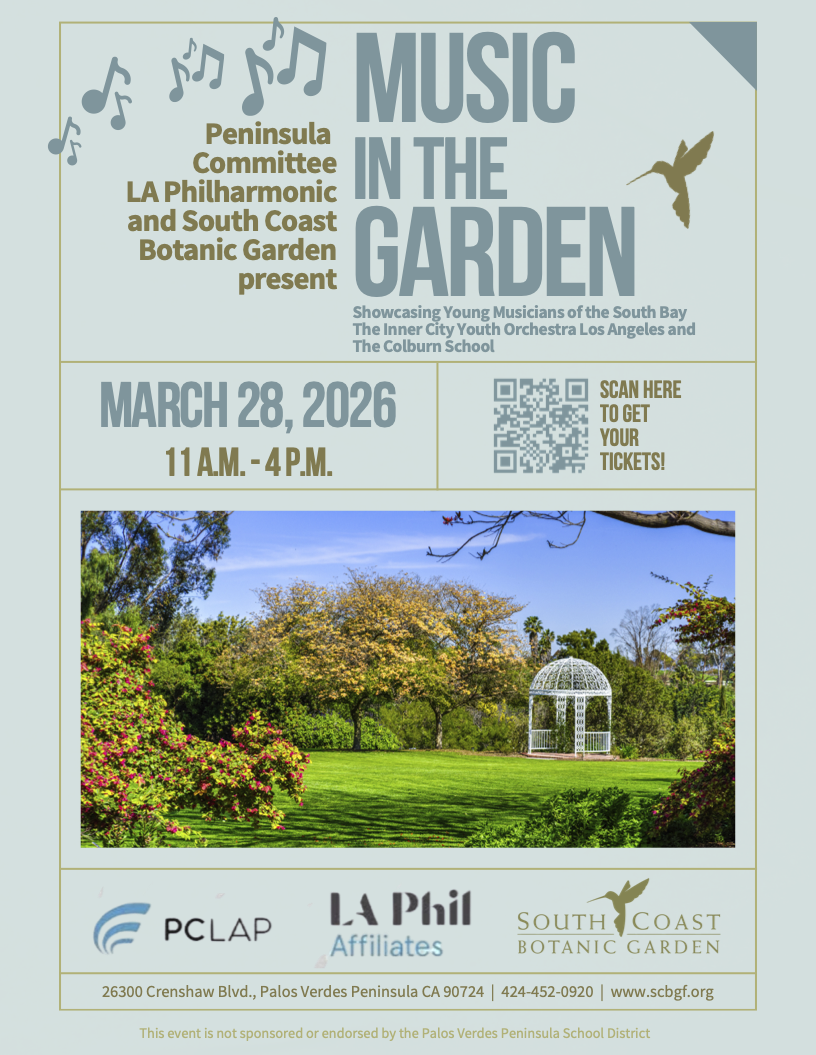 Music in the Garden 2026 - SCBG website