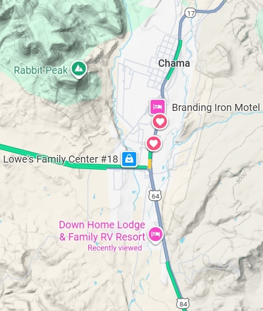 Chama map
