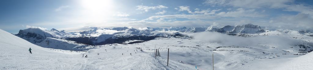 On top of the world at Banff Sunshine