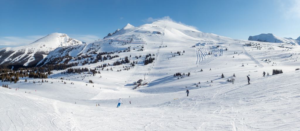 Goats Eye Mountain and Lookout Mountain at Banff Sunshine