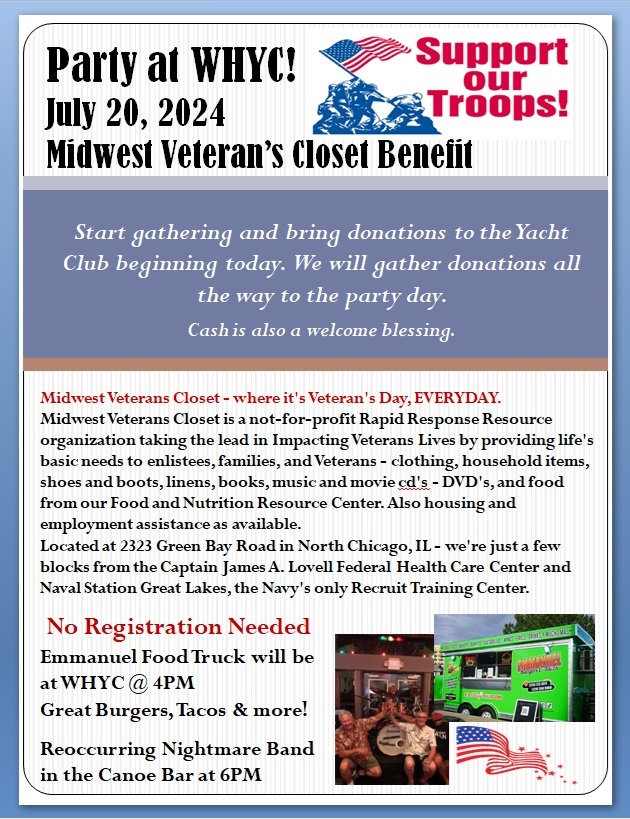 WHYC Party Midwest Veteran's Closet Benefit Events Winthrop