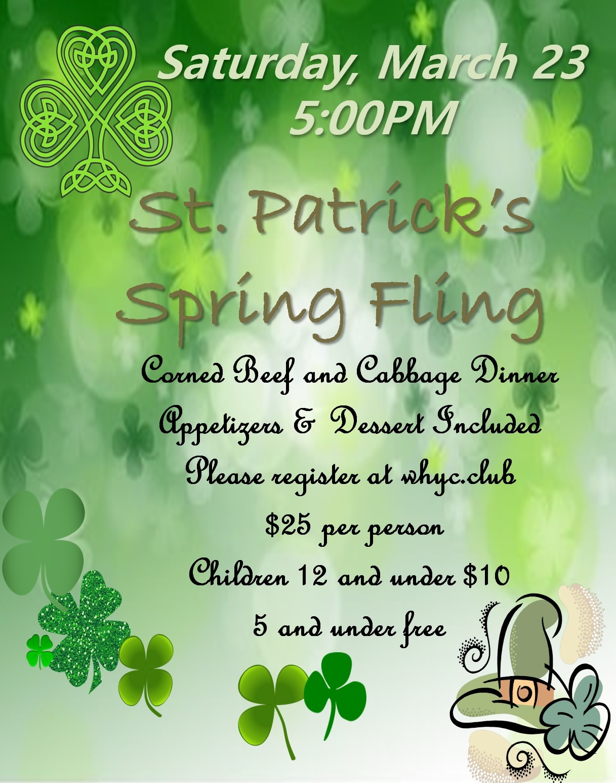 WHYC Party - St. Patrick's Day Spring Fling - Events - Winthrop Harbor ...