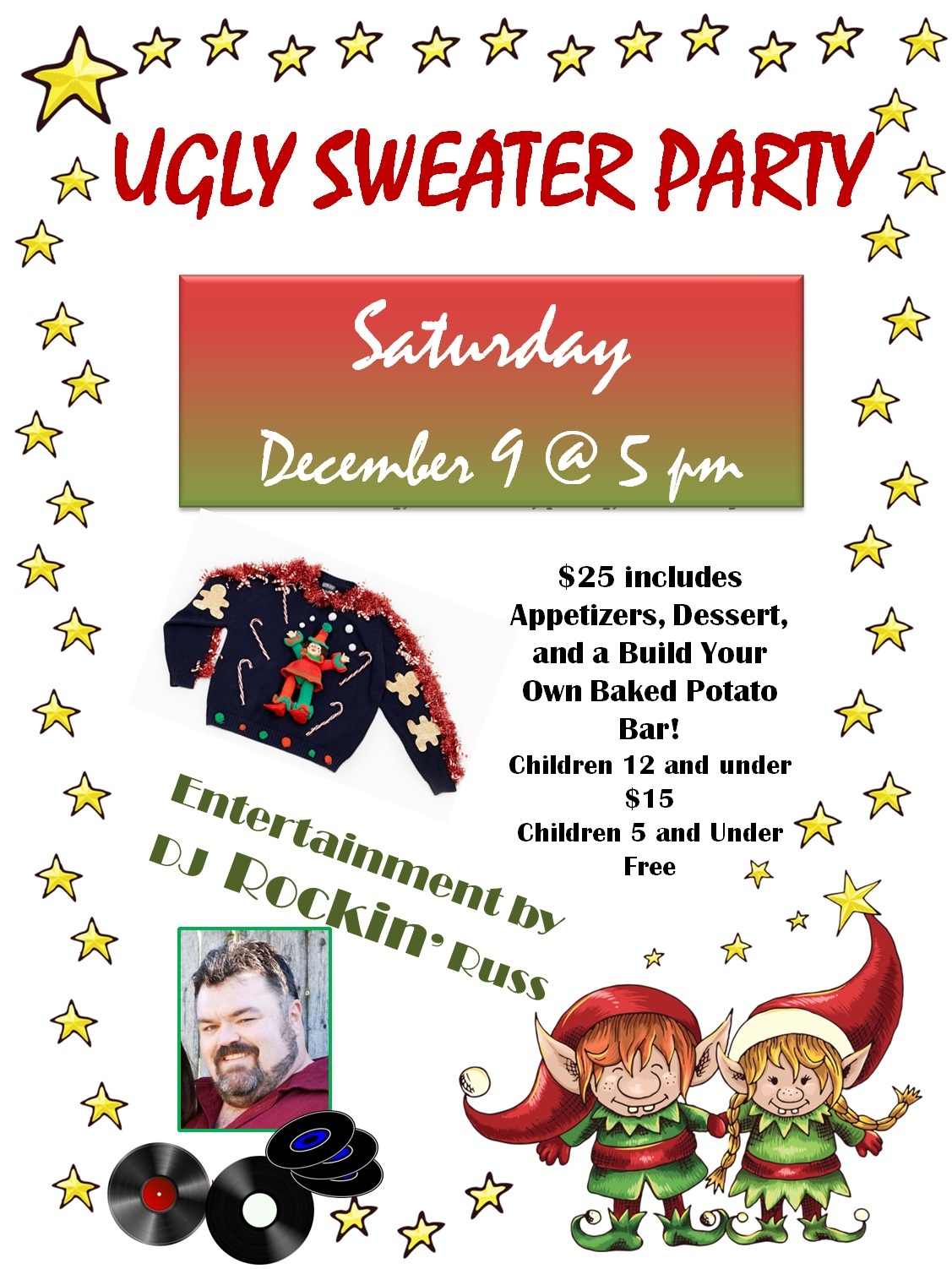 Ugly Sweater Party Events Winthrop Harbor Yacht Club