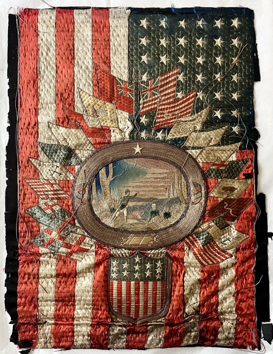 Japanese-made souvenir Flag
