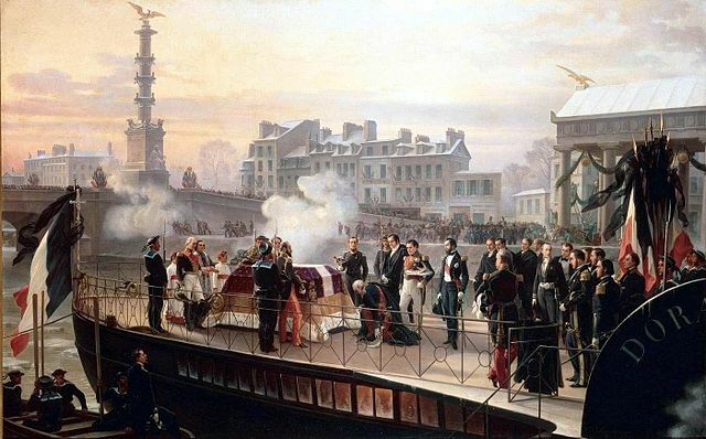 Napoleon Funeral by Henri-Félix-Emmanuel Philippoteaux 1840