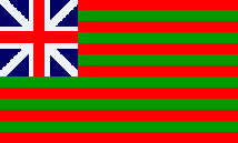 Grand Union Flag Red and Green Stripes