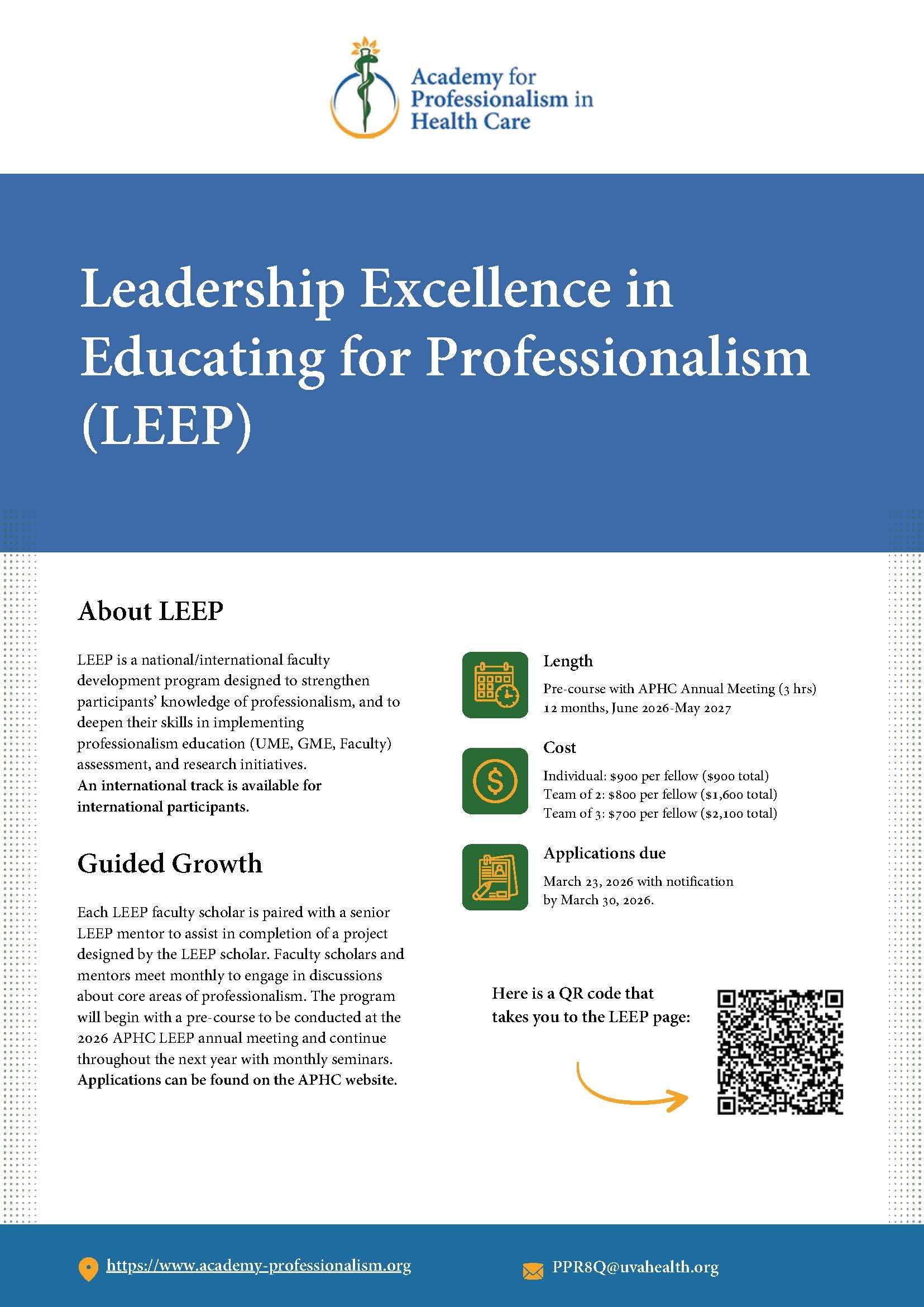 2026-2027 LEEP Flyer