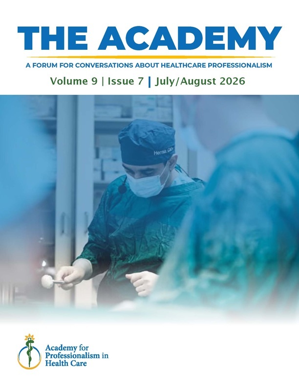 Cover of The Academy, Volume 9, Issue 7, July/August 2026