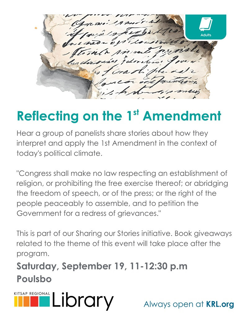 Reflecting on the 1st Amendment Flyer for Sept 19, 2026