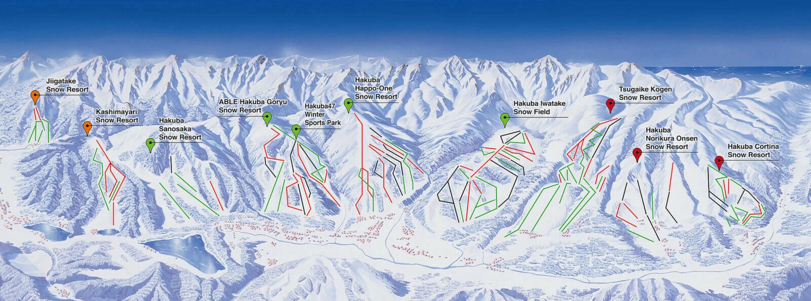 2027 Hakuba Valley Trail Map