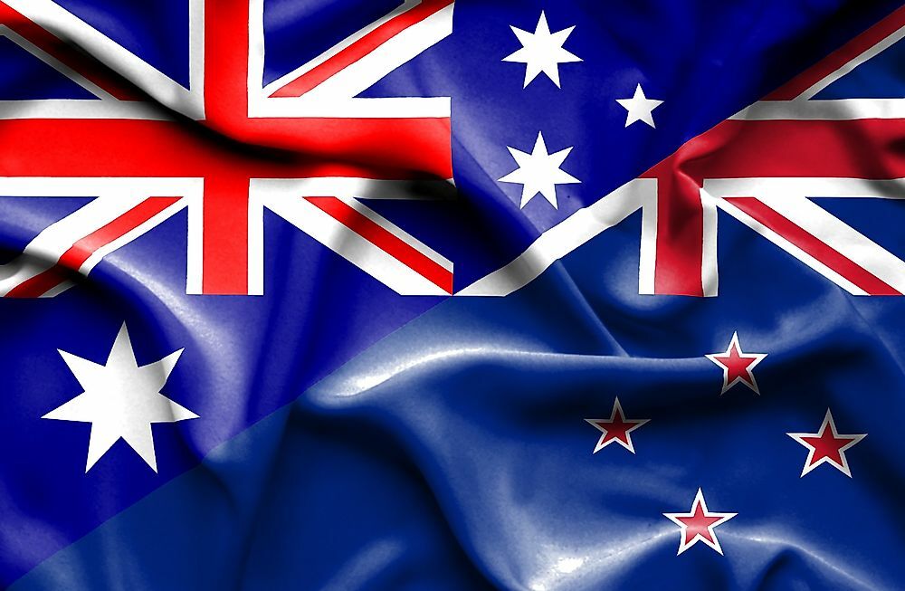 Combined AU NZ Flags