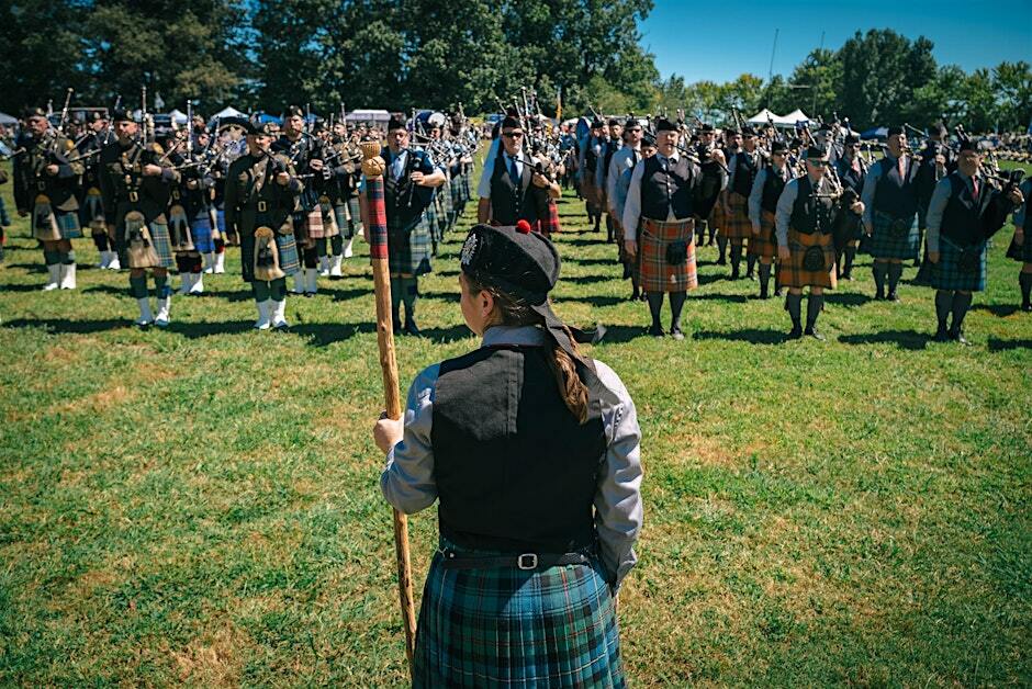 Highland Games Bagpipe Corps