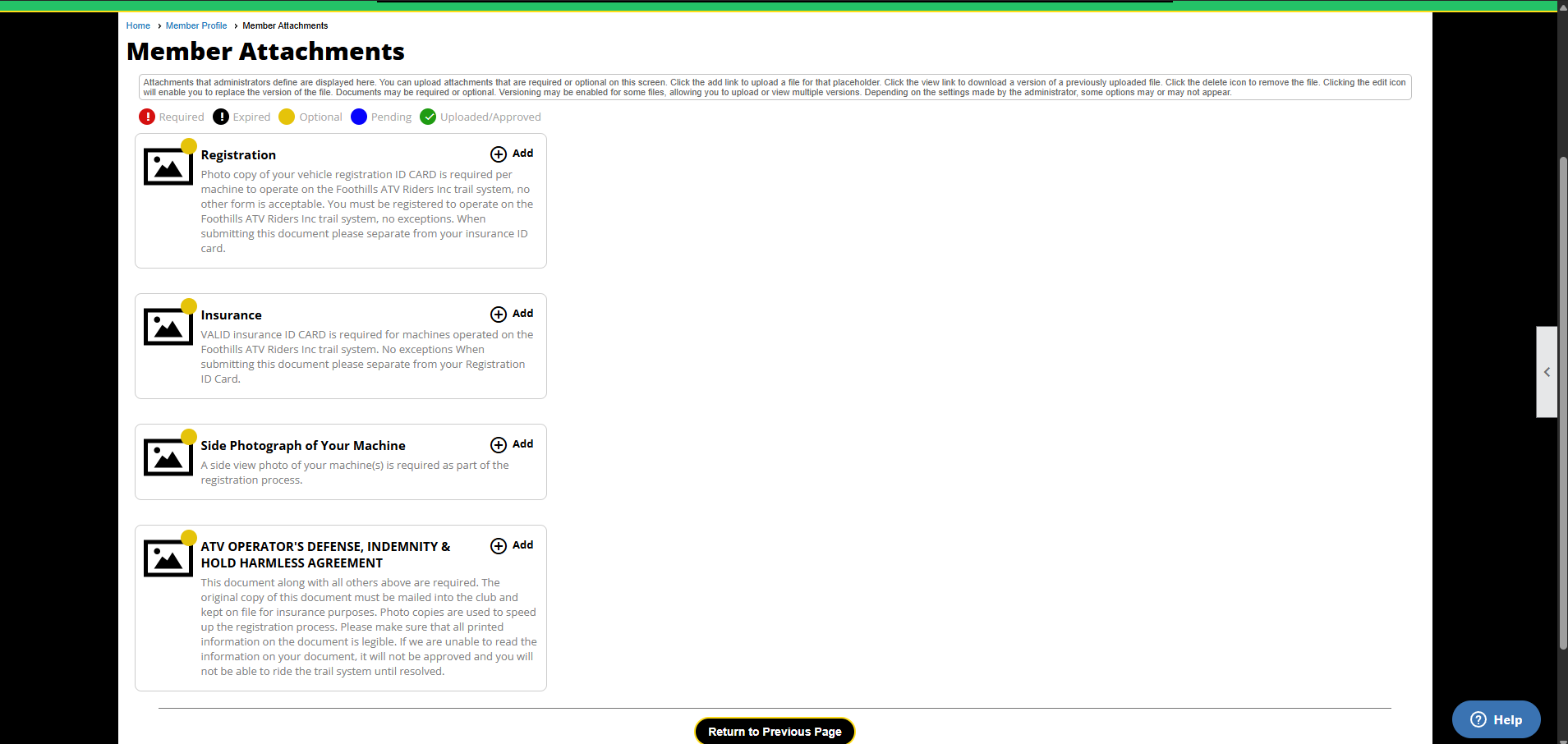 Membership Application Part 2