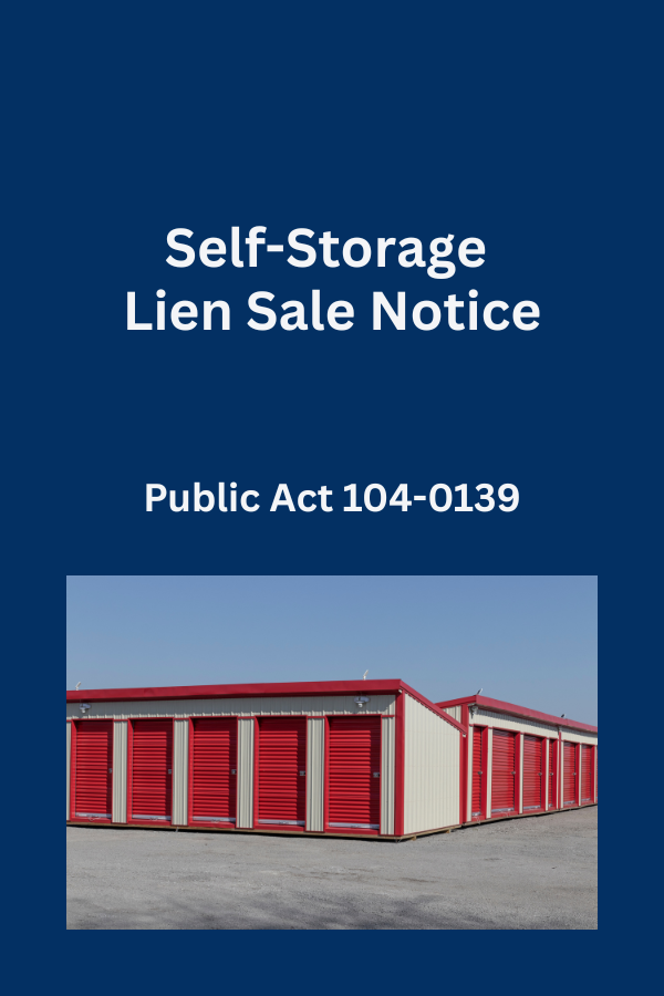 Self-Storage Lien Sale Notice