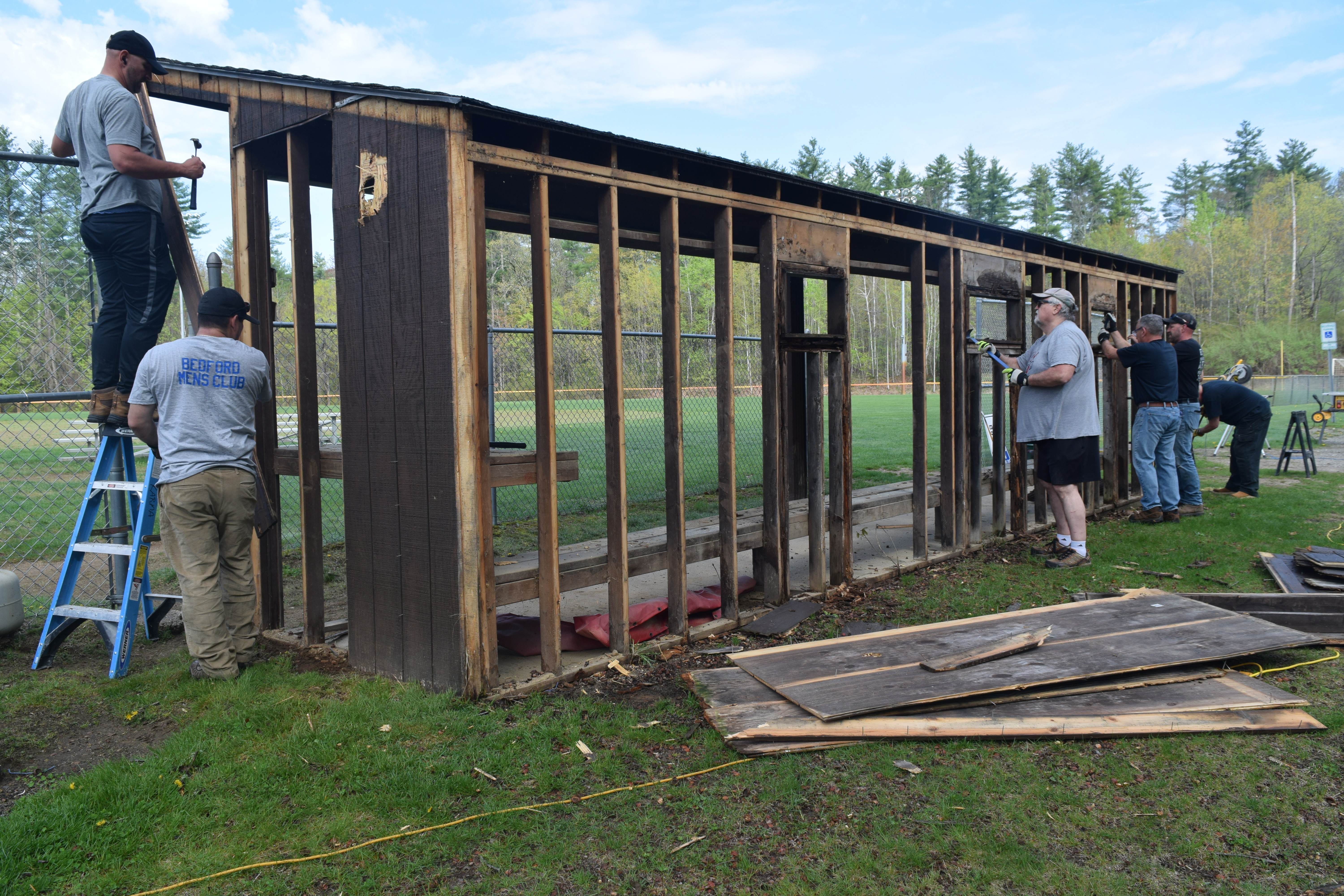 Hawkins Field Dugout Repair 6