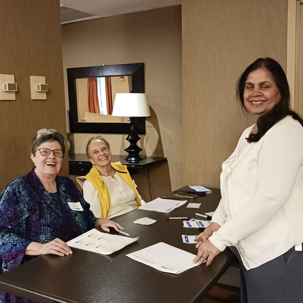 Our friendly registration volunteers