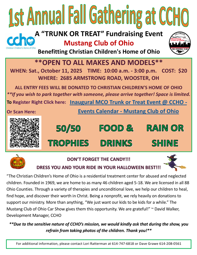 2025 CCHO Flyer