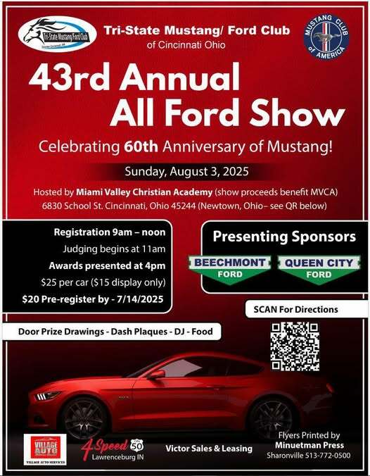 2025 Tri-State Mustang Show