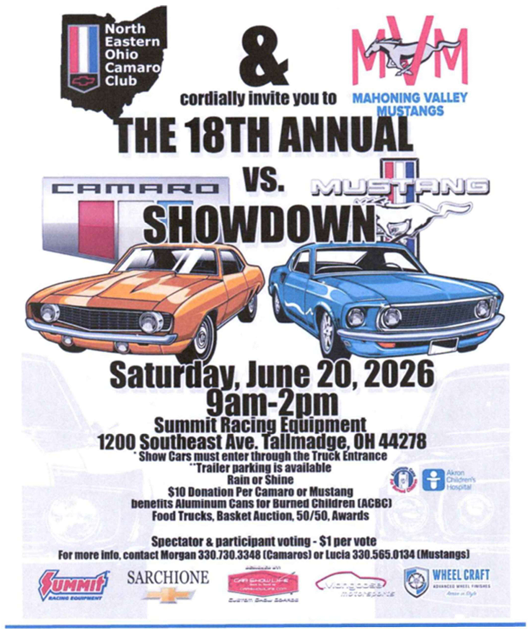 2026 Camaro vs Mustang Show