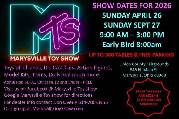 2026 Marysville Toy Shows