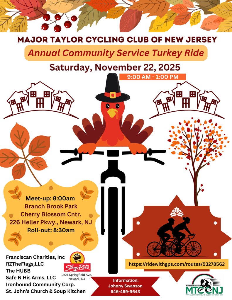 Annual Turkey ride Poster
