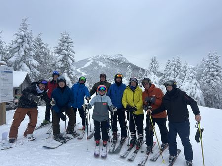 Having fun at the Jet