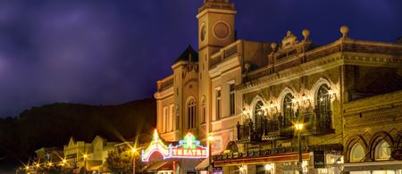 Sonoma downtown at night