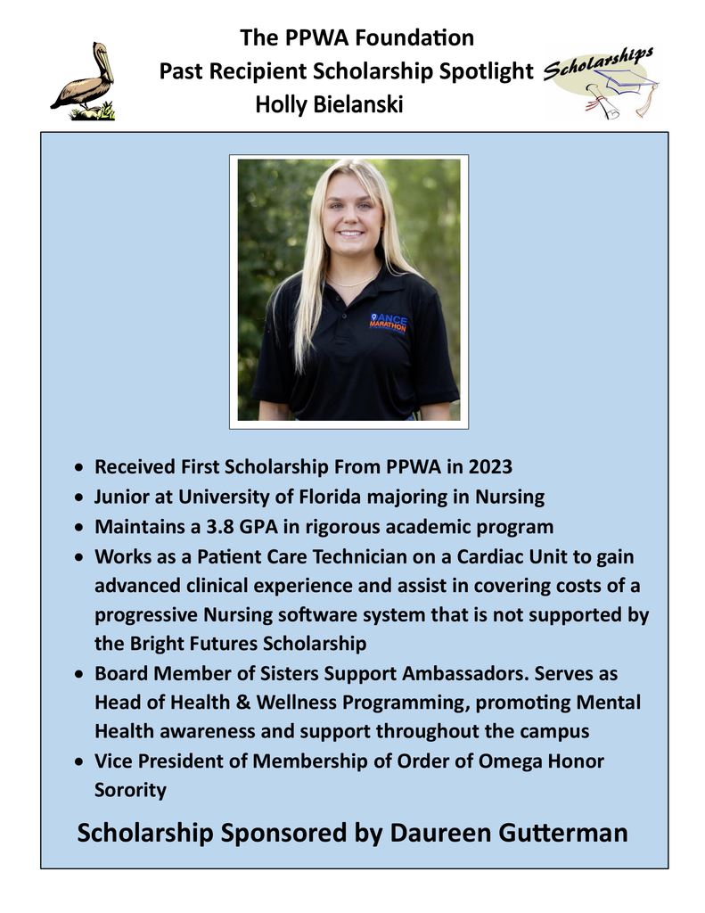 2025 2nd Scholarship Winner Holly Bielanski