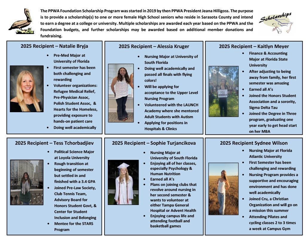 2025 Scholarship Winners Storyboard 