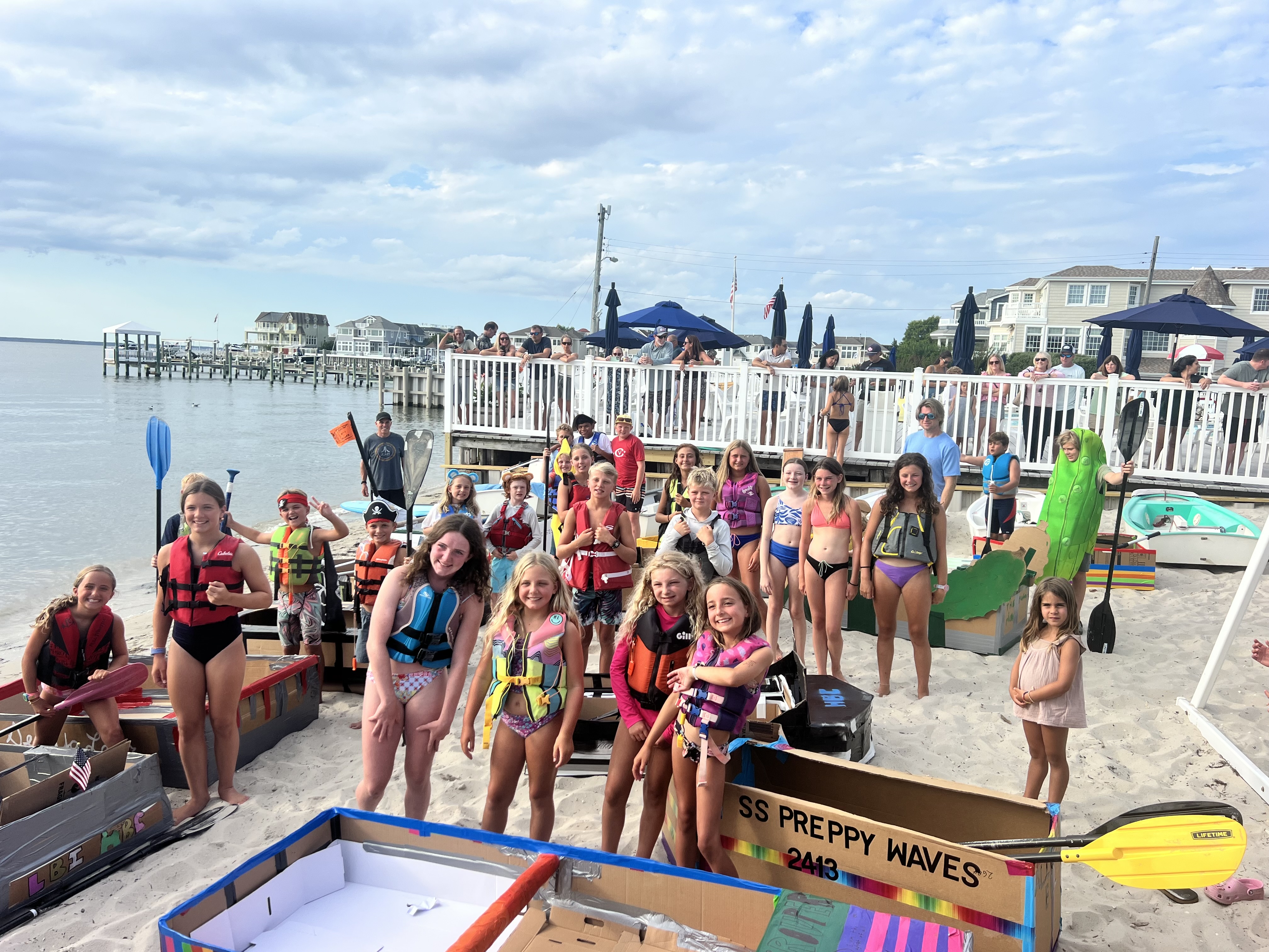 2025 cardboard kids on beach