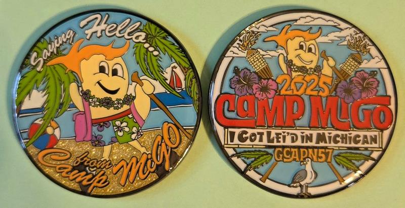 Camp MiGO 2025 Event Coin