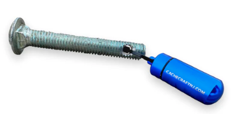 Devious Geocache Carriage Bolt