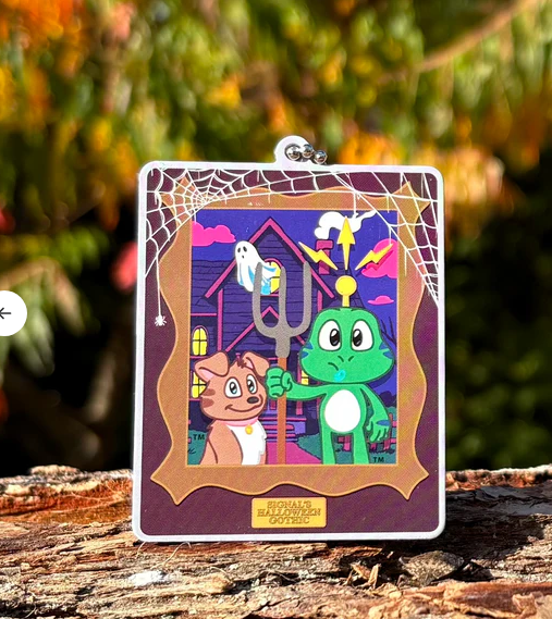 Signal's Halloween Gothic Cache Buddy Travel Tag