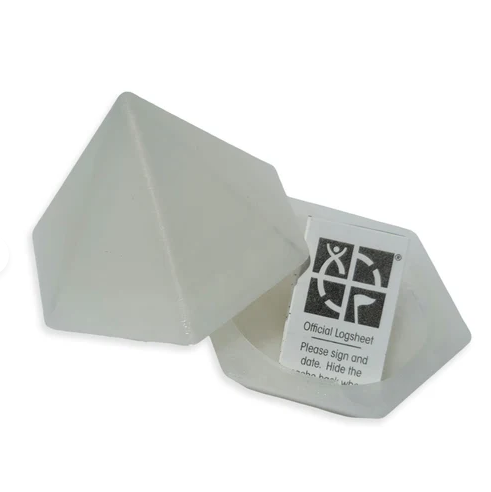 Small 3D Printed Gem Shaped Cache Container - Diam