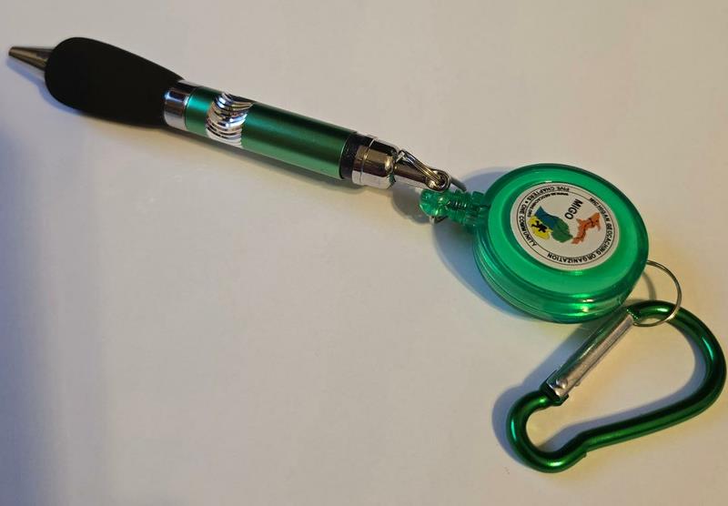Retractable Pen with cip
